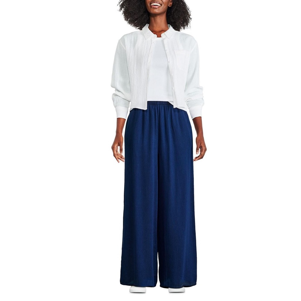 Wide Leg Lyocell Pant